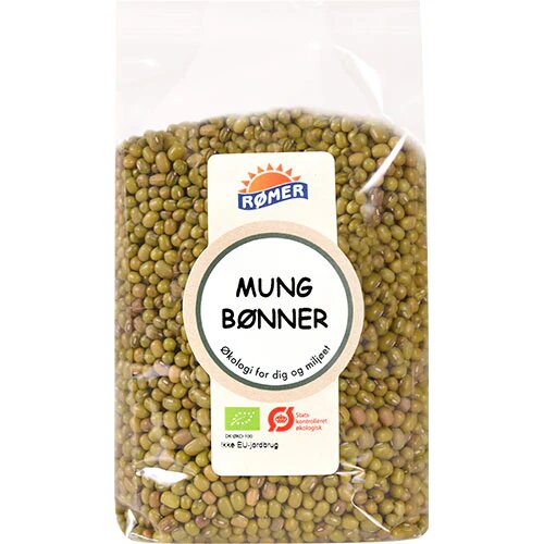 Mung Bønner øko  500 Gram