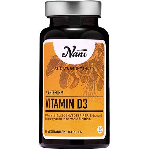 Nani D3 Vitamin På Planteform  90kap