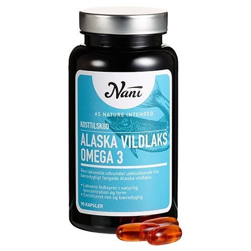Nani Food State Omega   Alaska Vildlaks 90 Kapsler