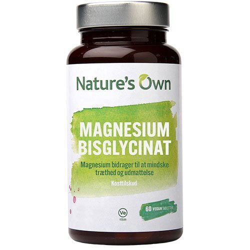 Nature   Own Magnesium Bisglycinat 60 Kapsler