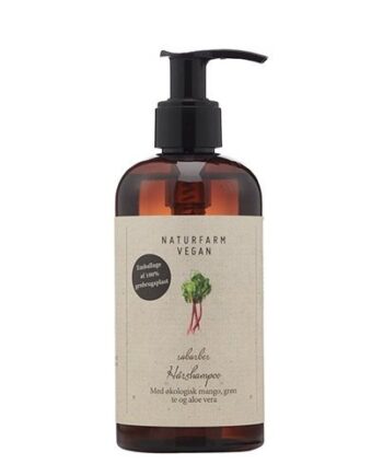 Naturfarm Vegan Hårshampoo Rabarber  250 Ml
