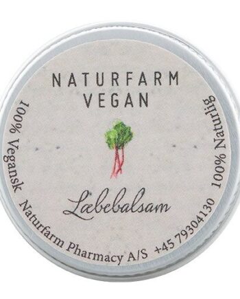 Naturfarm Vegan Læbebalsam Rabarber  10 Ml
