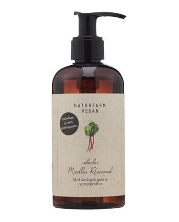 Naturfarm Vegan Micellar Rensevand Rabarber  250 Ml