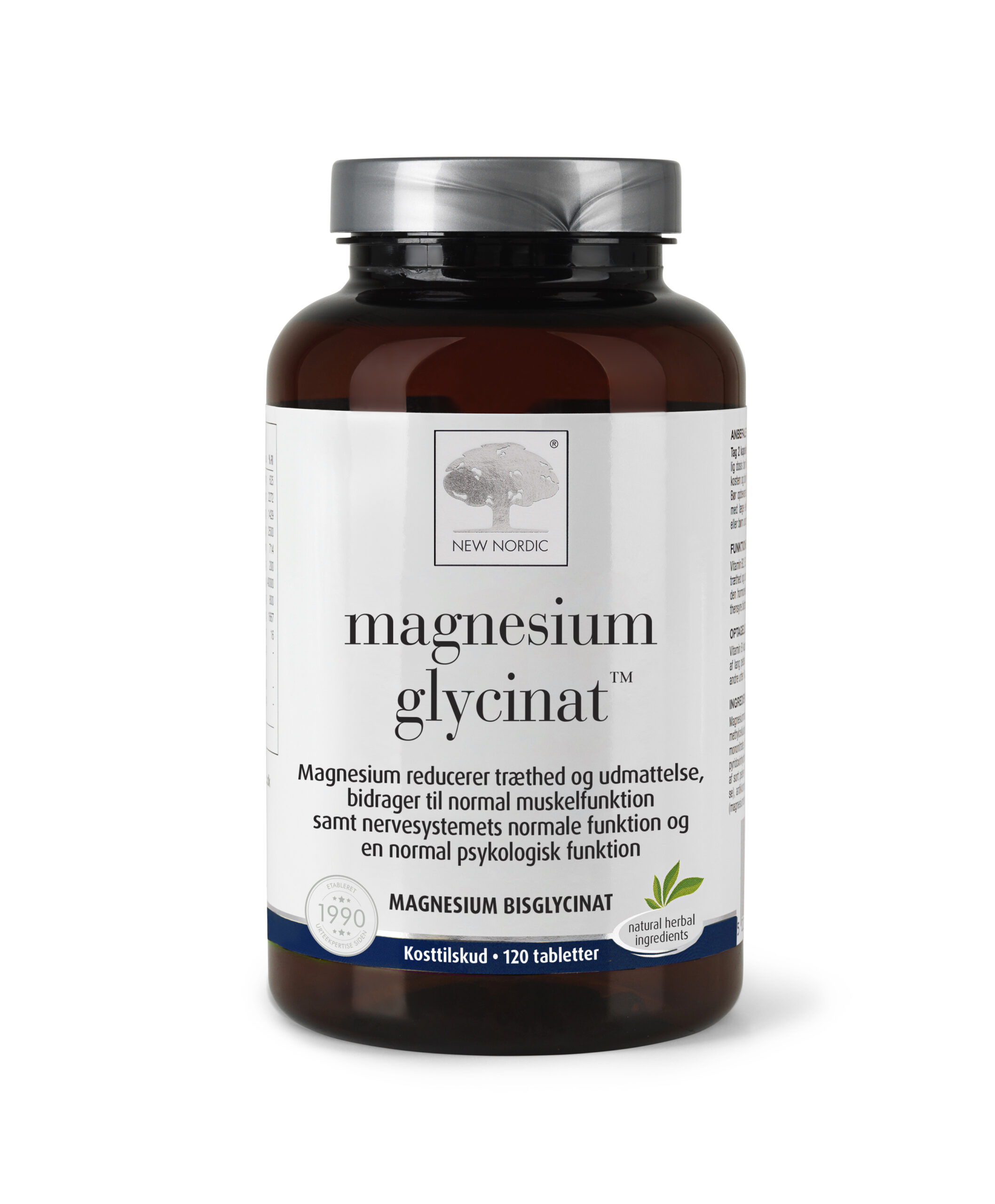New Nordic Magnesium Glycinat 120 Tabl For 447 -