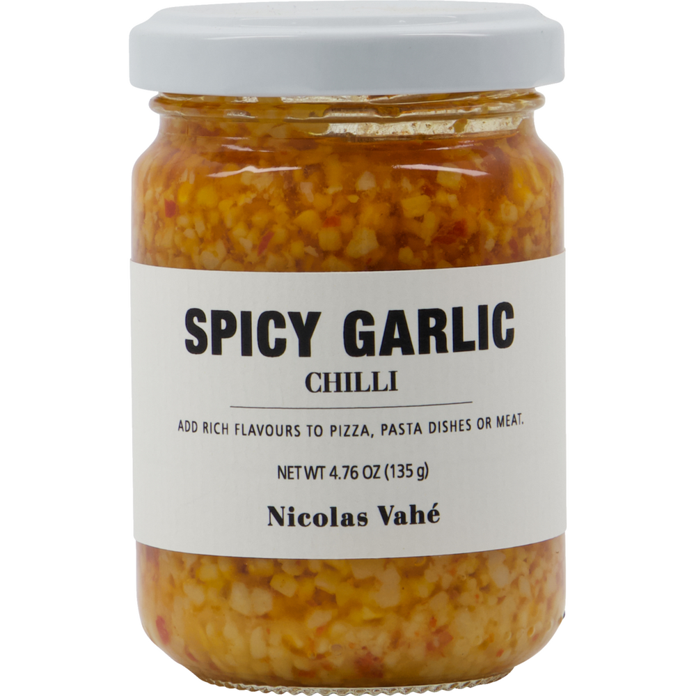Nicolas Vahé Krydret Hvidløg   Chiliolie  135g