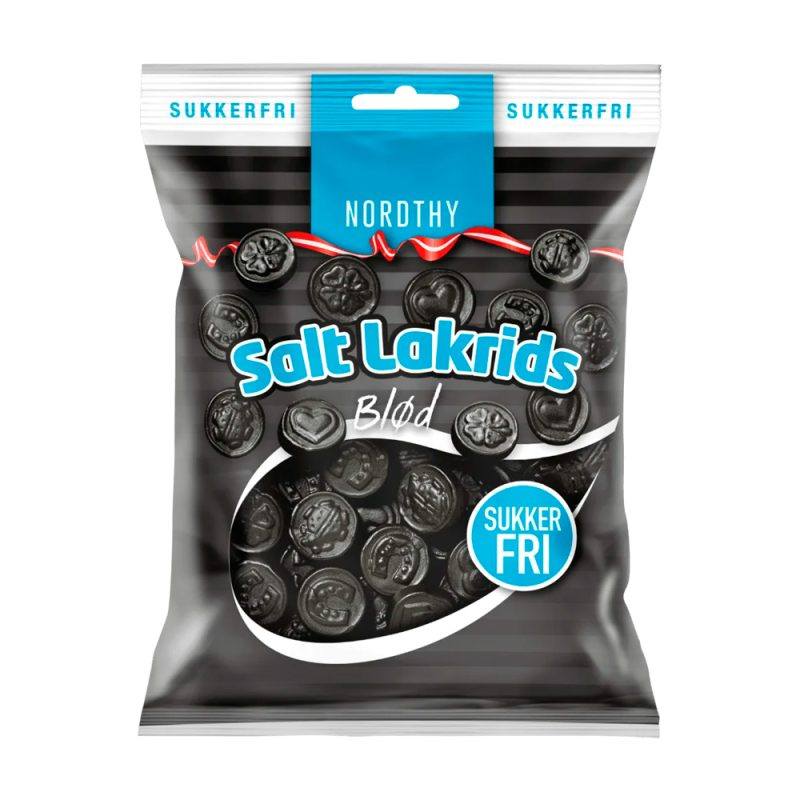 Nordthy Sukkerfri Salt Lakrids Bull 75g For Kr 49 95