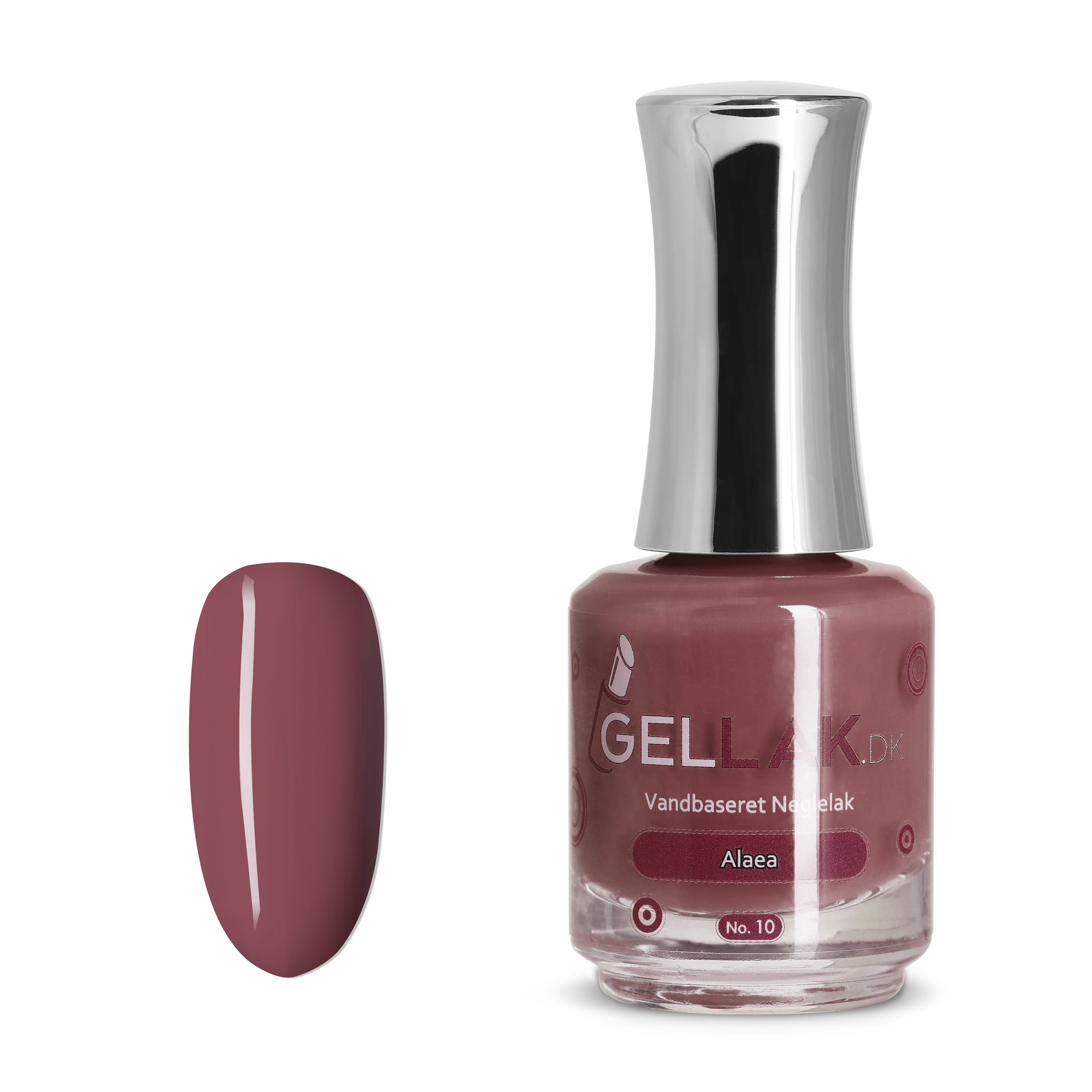 Nude Vandbaseret Neglelak    Quot Alaea Quot  No  10   15 Ml   Gellak Dk