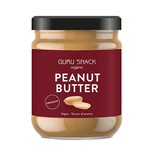 Peanutbutter Crunchy   Guru Snack 250