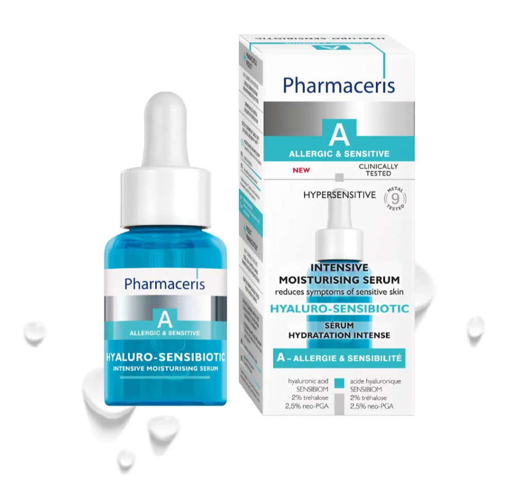 Pharmaceris   Hyaluro-sensibiotic Intensivt Fugtgivende Serum  30ml