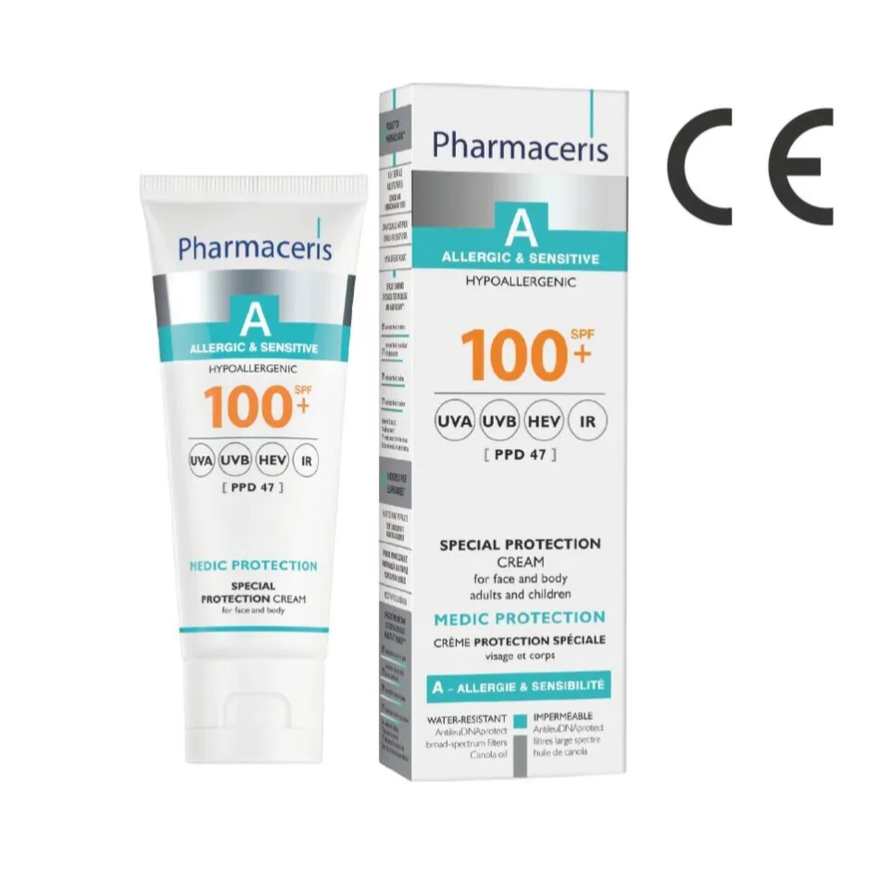 Pharmaceris  - Medic Protection Speciel Beskyttende Creme Spf 100  Til Ansigt Og Krop  75ml