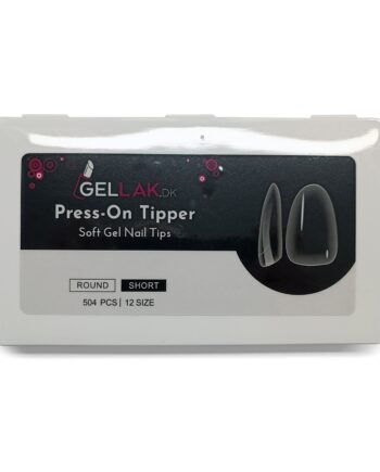 Press-on Tipper   Round Short   Soft Gel Tips   Gelly Nail Tips