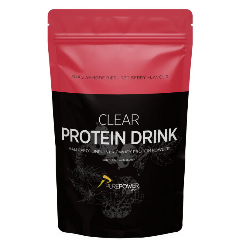 Purepower Clear Protein Drink Røde Bær 400
