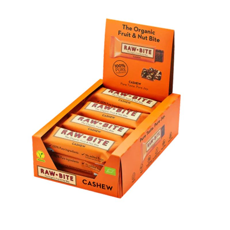 Rawbite Cashew Bull 50 Køb 12 Stykker Spar 10