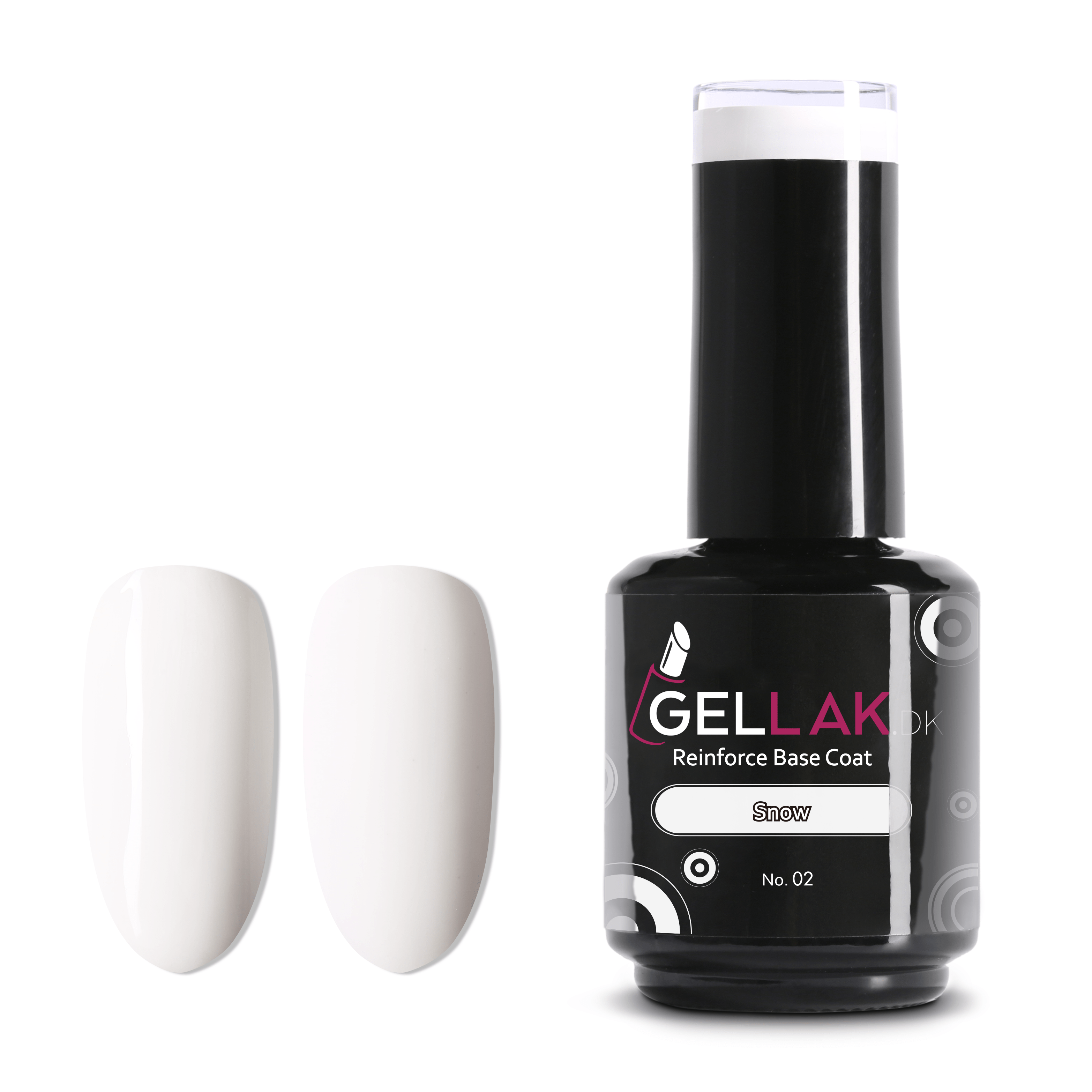Reinforce Base Coat Hvid   15 Ml   Snow No      Gellak Dk