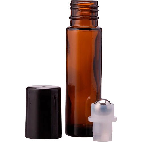 Roll On Glasflaske 10 Ml Brun   Stk