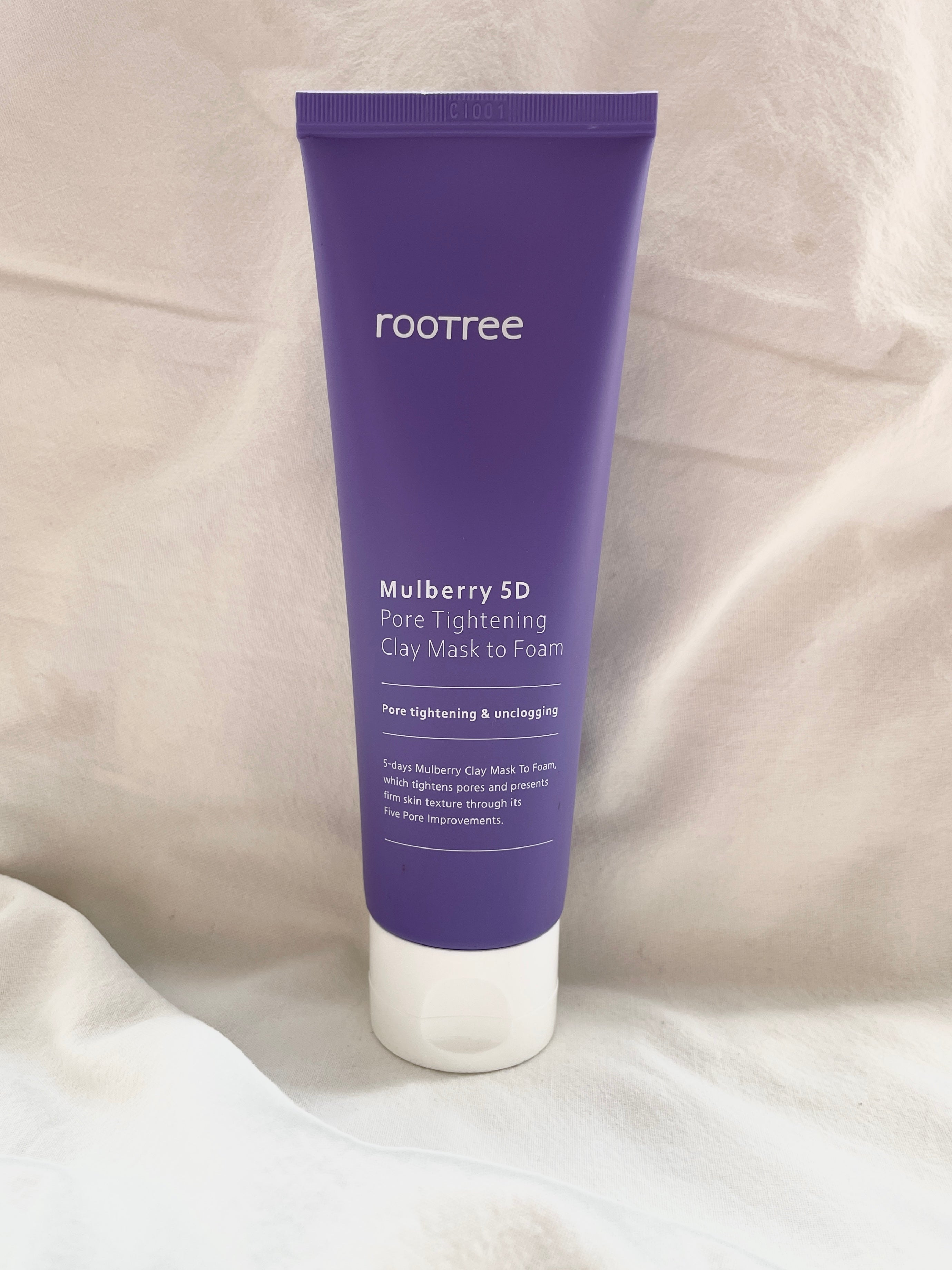 Rootree Mulberry 5d Pore Tigthening Clay Mask To Foam