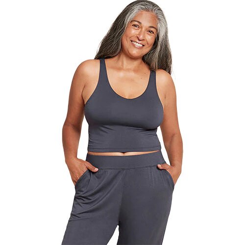 Shelf Bra Crop Top Storm Str