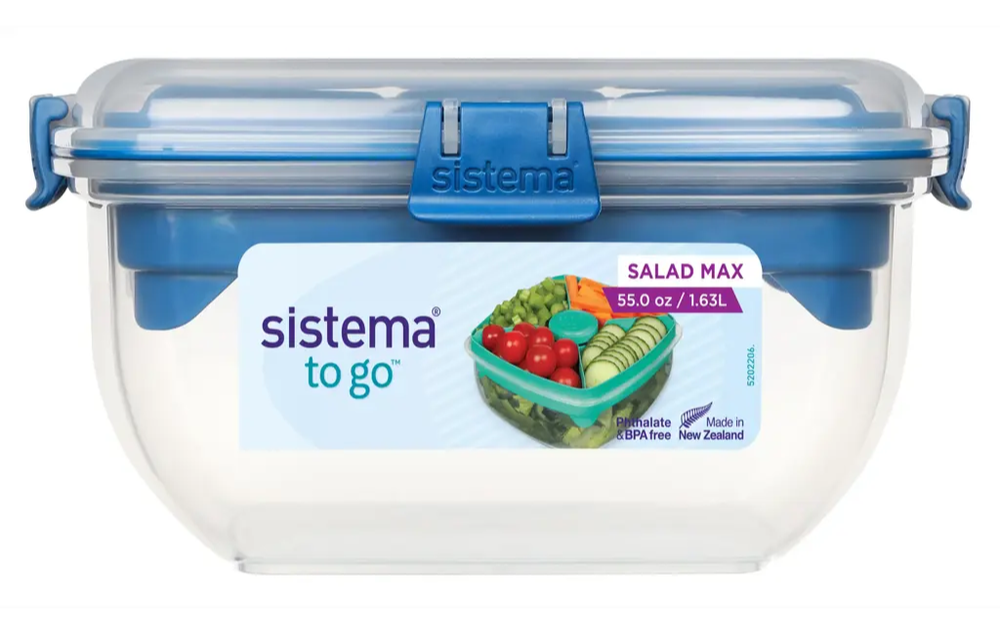 Sistema Salad Max To Go  Ocean Blue    63l