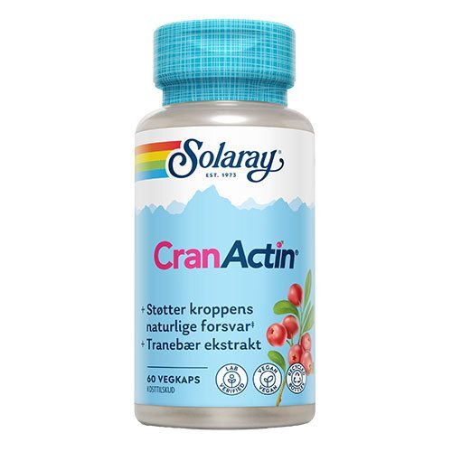 Solaray Cranactin Tranebærekstrakt 400mg  60kap