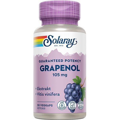 Solaray Grapenol 100 Mg 30 Kapsler