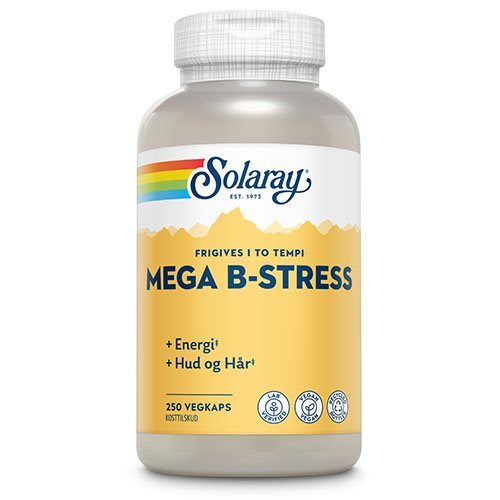 Solaray Mega  -stress 250 Kapsler