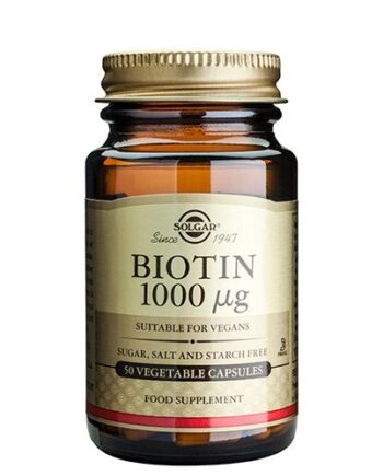 Solgar Biotin 1000ug  50 Kap 11g