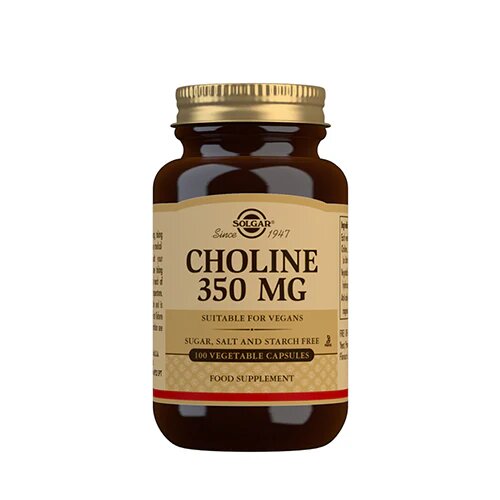 Solgar Choline 350mg 100 Kapsler
