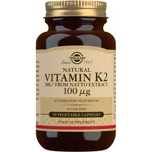 Solgar K2 Vitamin 50 Kapsler