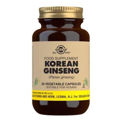 Solgar Korean Ginseng 50 Kapsler