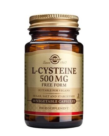 Solgar  -cystein 500 Mg Aminosyre  30 Kap 34g