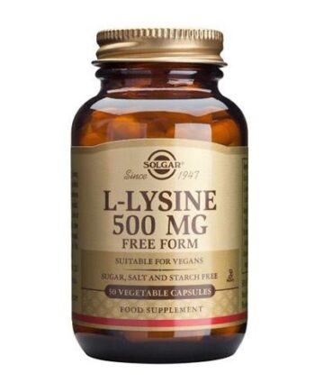 Solgar  -lysin Aminosyre 500 Mg  50kap