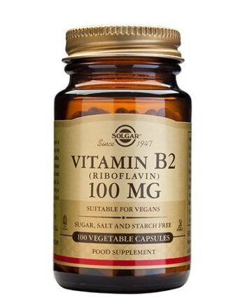 Solgar Riboflavin  B2  100 Mg  100 Kap 18g