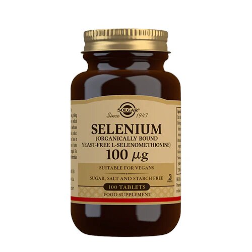 Solgar Selen 100 Mcg 100 Tabletter