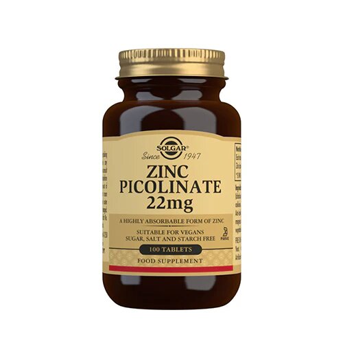 Solgar Zink Picolinat 100 Tabletter