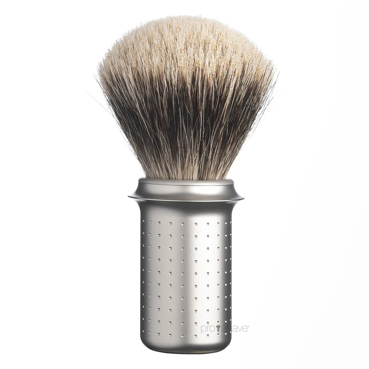 Tatara Razors Finest Badger Barberkost  Rustfrit Stål Matte