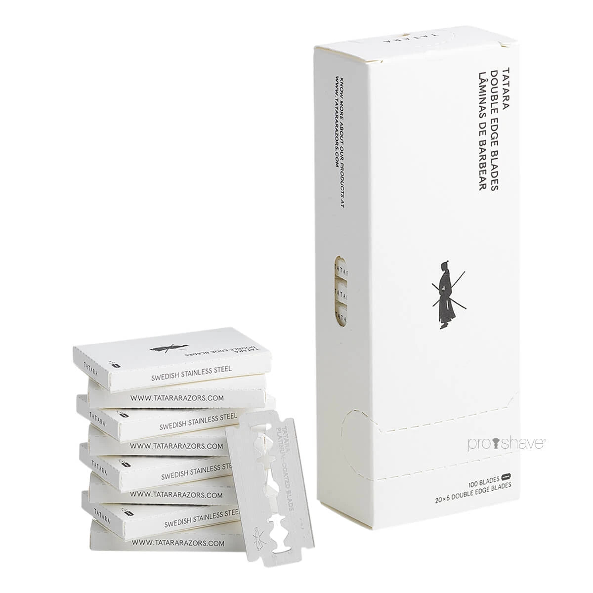 Tatara Razors Platinum De-barberblade Stang 20x5 Stk 100 Stk