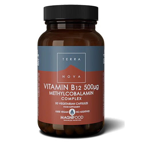 Terra Nova B12 Vitamin 500 Mcg 50 Kap
