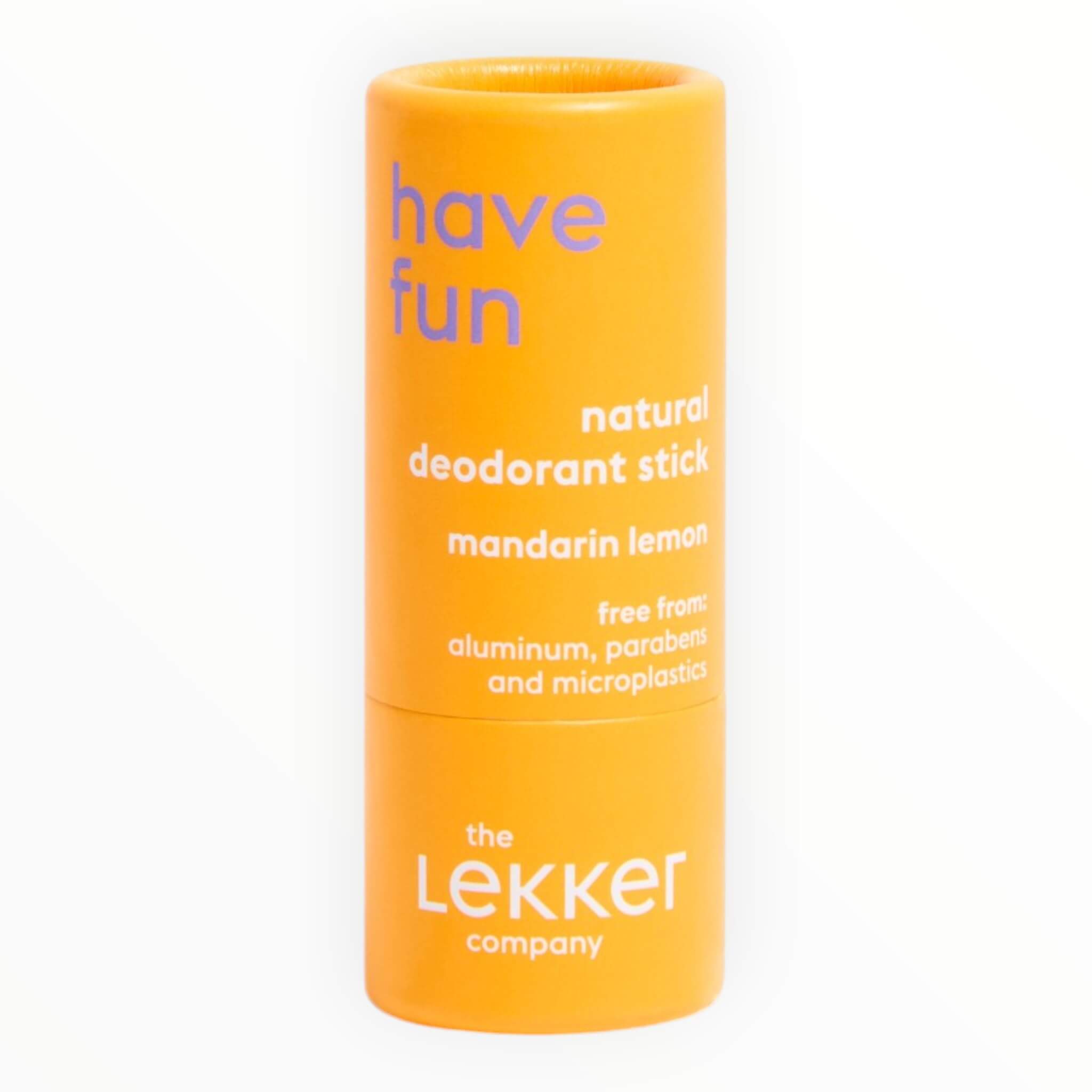The Lekker Company Deodorant Stick  Have Fun  Rejsestørrelse