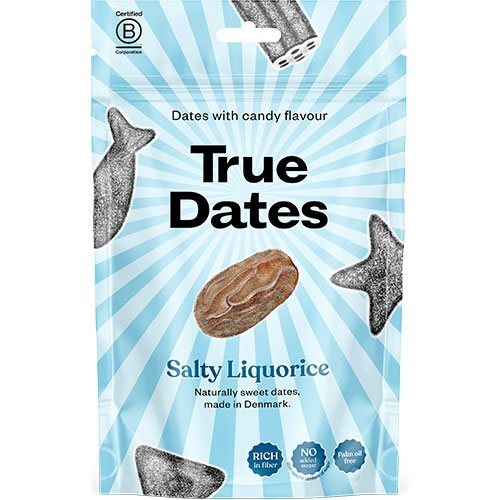 True Dates Salty Liqourice 100 Gram