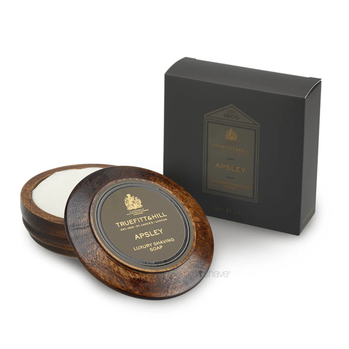 Truefitt   Hill Barbersæbe   Træskål  Apsley  99 Gr