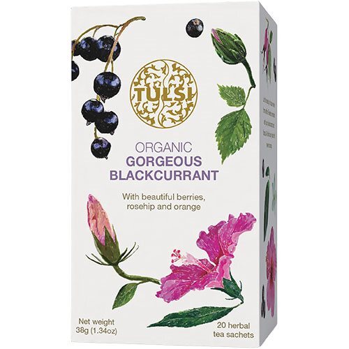 Tulsi Gorgeous Blackcurrant Te    20br