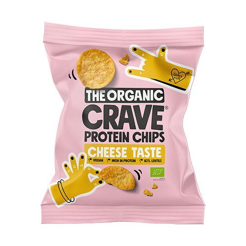 Veganske Protein Chips    Cheese økologiske 30 Gram