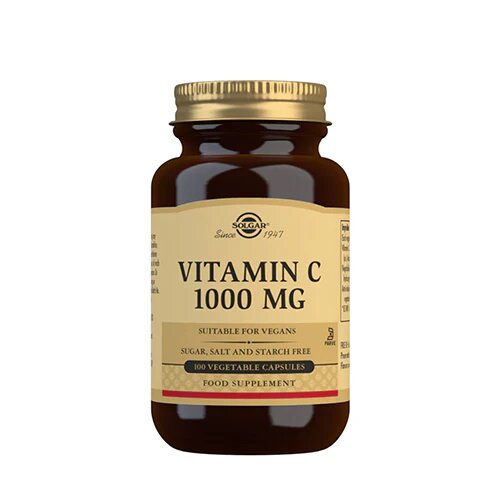 Vitamin   1000 Mg Solgar 100 Kapsler