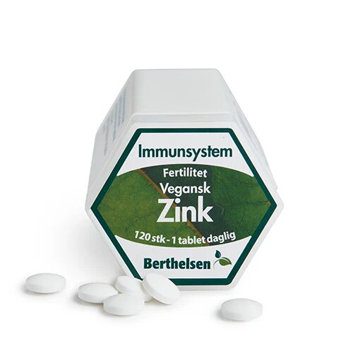 Zink 20 Mg     Berthelsen 120 Tabletter