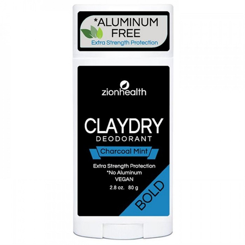 Zionhealth Bio Claydry Deodorant Charcoal Mint 80g