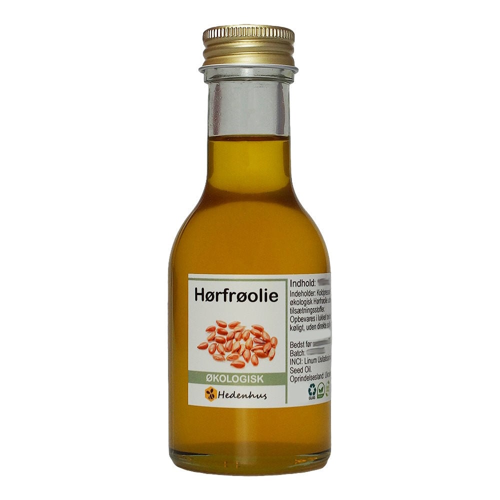 Hørfrøolie økologisk 100 Ml